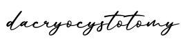 单词dacryocystotomy书写