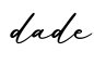 单词dade书写