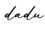 单词dadu书写