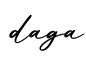 单词daga书写