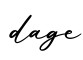 单词dage书写