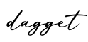 单词dagget书写