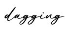 单词dagging书写