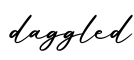 单词daggled书写