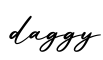 单词daggy书写