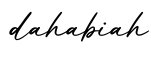 单词dahabiah书写
