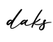 单词daks书写