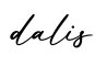 单词dalis书写