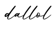 单词dallol书写