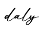 单词daly书写