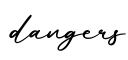 单词dangers书写