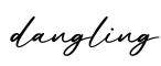 单词dangling书写