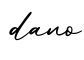 单词dano书写