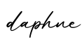 单词daphne书写