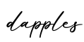 单词dapples书写