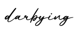 单词darbying书写