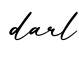 单词darl书写