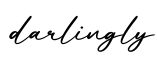 单词darlingly书写