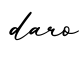 单词daro书写