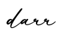 单词darr书写