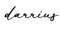 单词darrius书写