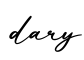 单词dary书写