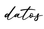 单词datos书写