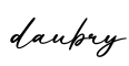 单词daubry书写