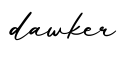 单词dawker书写