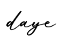 单词daye书写