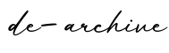 单词de-archive书写