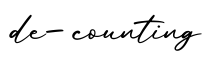 单词de-counting书写