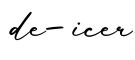 单词de-icer书写