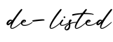 单词de-listed书写