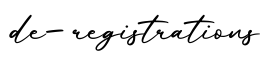 单词de-registrations书写