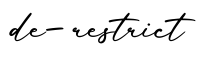 单词de-restrict书写