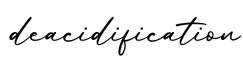 单词deacidification书写