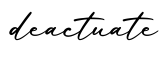 单词deactuate书写