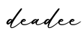 单词deadee书写
