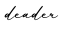 单词deader书写