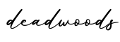 单词deadwoods书写