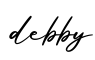 单词debby书写