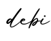 单词debi书写