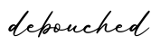 单词debouched书写