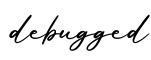 单词debugged书写
