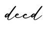 单词decd书写