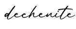 单词dechenite书写