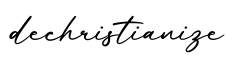 单词dechristianize书写