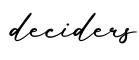 单词deciders书写