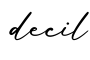 单词decil书写